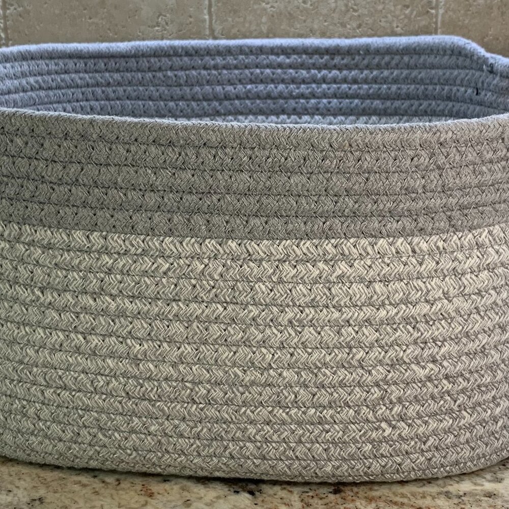 Rope Cotton Basket - NWOT - Picture 2 of 5